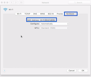 Find and Change Mac Address on Mac OS SCREENSHOT 3