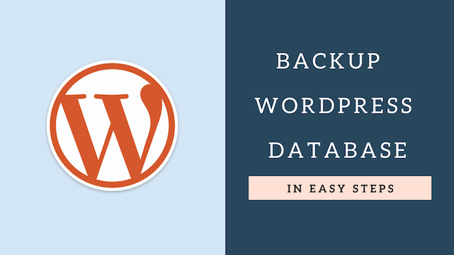 Backup Your Wordpress Site