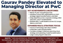PwC elevates Gaurav Pandey to Managing Director