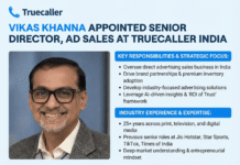 Truecaller taps media veteran Vikas Khanna to lead India ad sales Truecaller taps media veteran Vikas Khanna to lead India ad sales