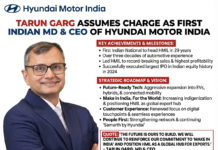 Historic shift at Hyundai: Tarun Garg takes charge as first Indian MD & CEO Historic shift at Hyundai: Tarun Garg takes charge as first Indian MD & CEO