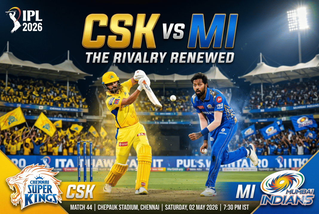 CSK vs MI Match Prediction May 2: Can Hardik’s Mumbai Avenge the 103-Run Humiliation at Chepauk?